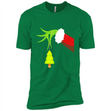 Funny Grinch Hand Holding Christmas Tree Ornament Christmas PING PONG