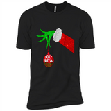 GRINCH HAND HOLDING CHRISTMAS ORNAMENT - DON'T BE A GRINCH PINGPONG