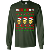 Patrick Mahomes Ma Ho Ho Homes Christmas sweatshirt PINGPONG - Long Sleeve T-Shirt
