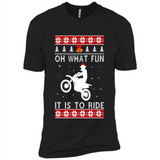 Motocross oh what fun it is to ride Christmas sweater PINGPONG