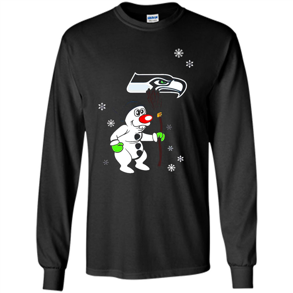 Seattle Seahawks Snowman