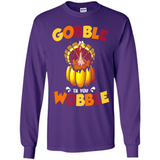 Gobble Til You Wobble Funny Thanksgiving Day Turkey