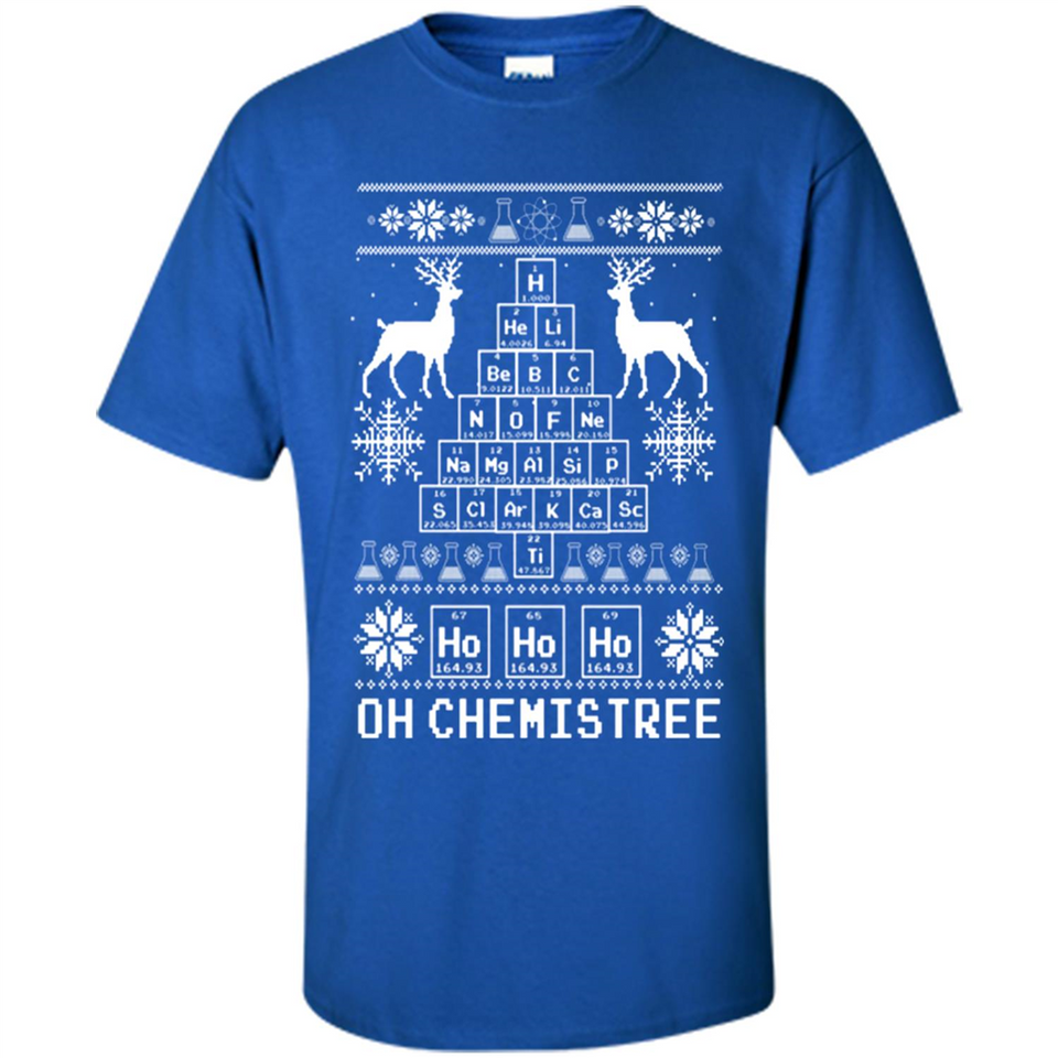 Oh Chemistry Tree Ugly Christmas Sweater - Shirt