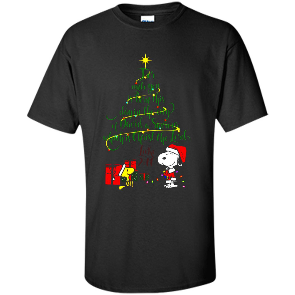 Snoopy Christmas Tree T-Shirt - Shirt