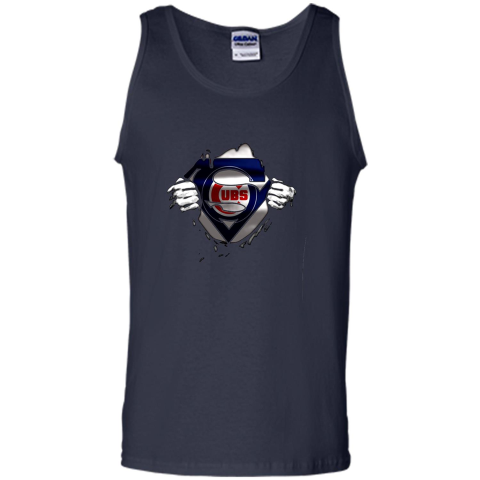 Chicago Cubs And Superman Fans - Tank Top