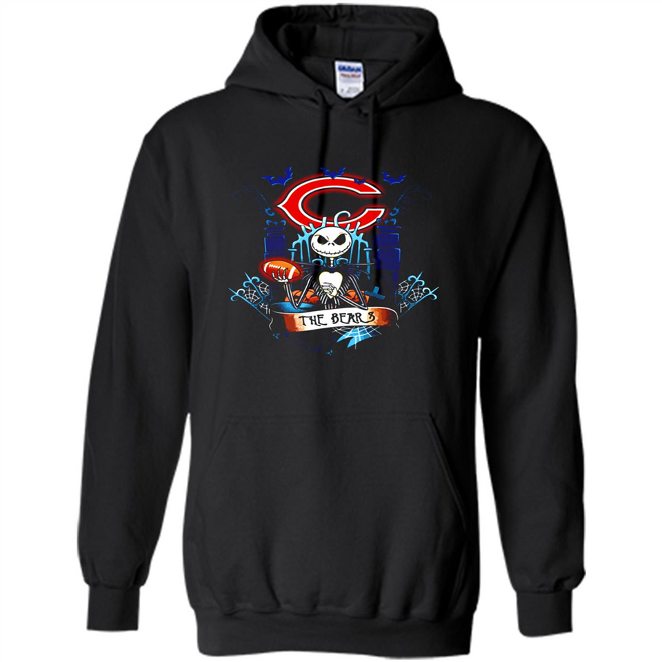 Chicago Bears Halloween The Nightmare Before Christmas - Hoodie