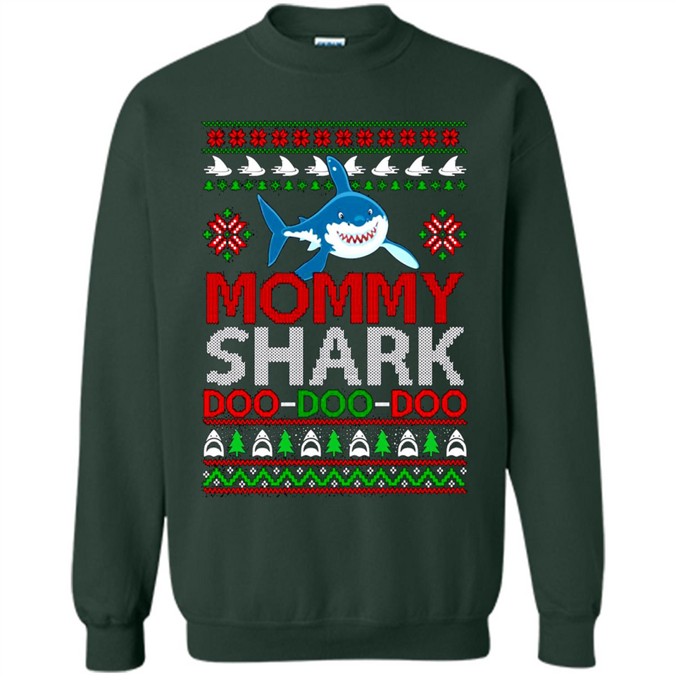Mommy shark Doo Doo Doo Christmas sweatshirt PINGPONG