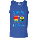 Snow Day Shirt For Charlotte Hornets Vs Minion Fans pingpong