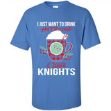 I Just Want To Drink Hot Chocolate & Watch UCF Knights Ugly Christmas Sweater PINGPONG