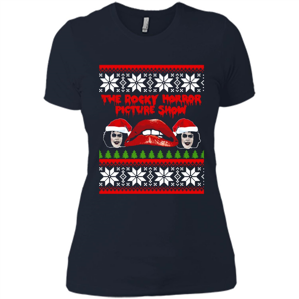The Rocky Horror Picture Show Christmas sweater - Ladies' Boyfriend T-Shirt