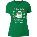 I Got Ho's Santa Christmas - Ladies' Boyfriend T-Shirt