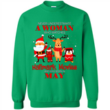 Never Underestimate A May Woman Watches Hallmark Movies Sweatshirt PINGPONG