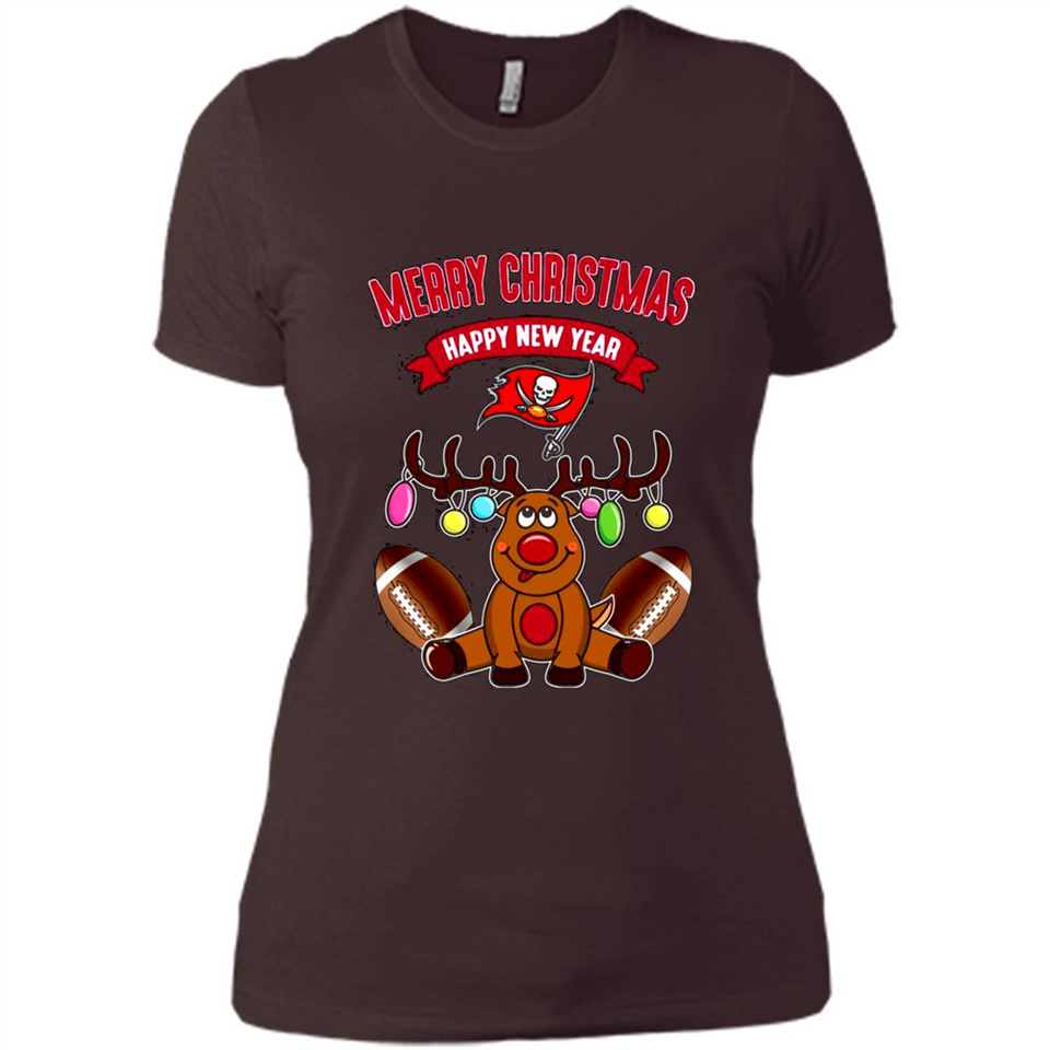 Tampa Bay Buccaneers NFL Reindeer Funny Merry Christmas And Happy New Year
