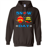 Snow Day Shirt For Calgary Flames Vs Minion Fans pingpong