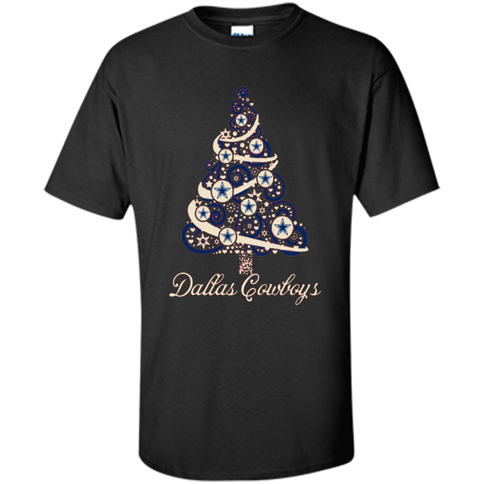 Dallas Cowboys NFL Football Team Logo Christmas Tree T-Shirt - Shirt