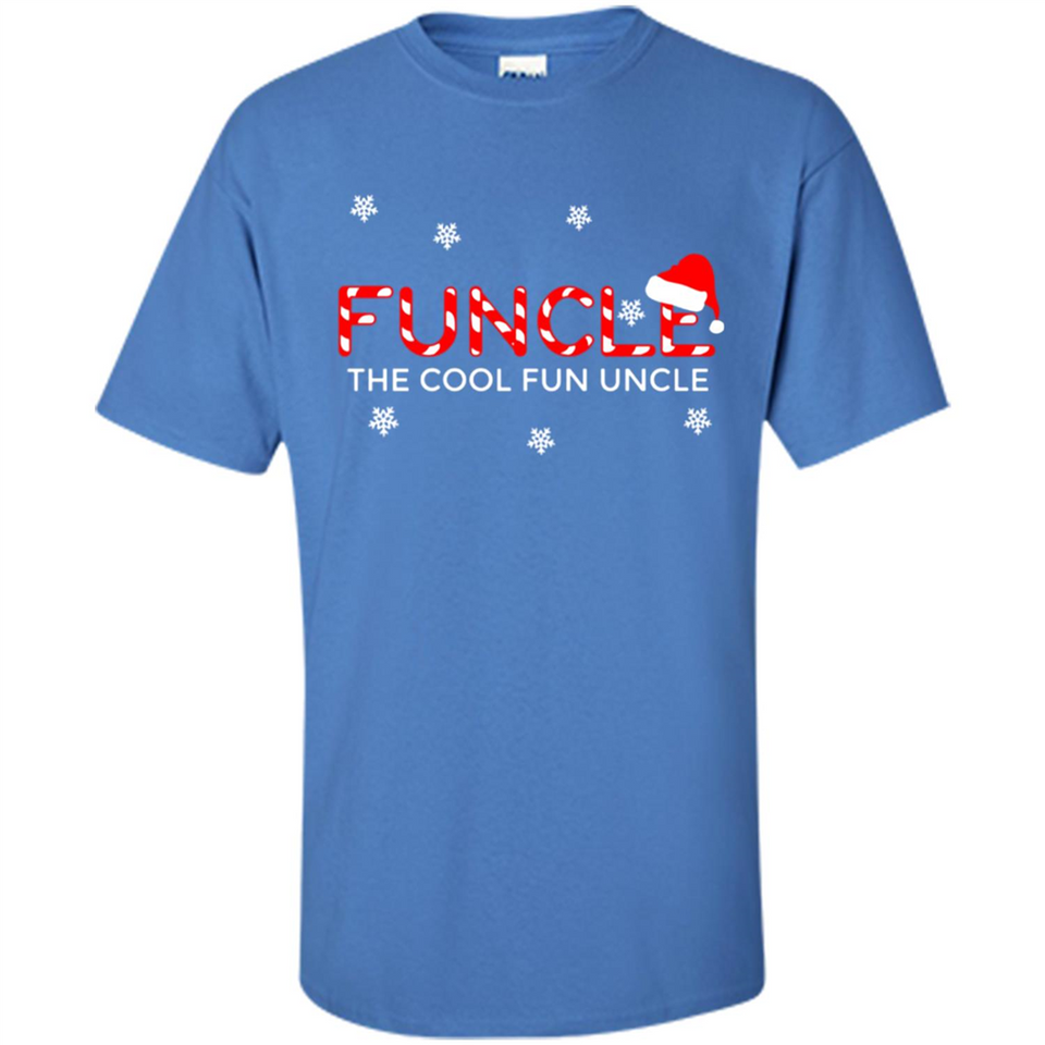Mens Christmas Funcle The Cool Fun Uncle Definition Xmas - Shirt