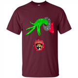GRINCH HAND HOLDING FLORIDA PANTHERS GLITTER CHRISTMAS PINGPONG