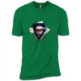 Chicago Cubs And Superman Fans - Premium Short Sleeve T-Shirt