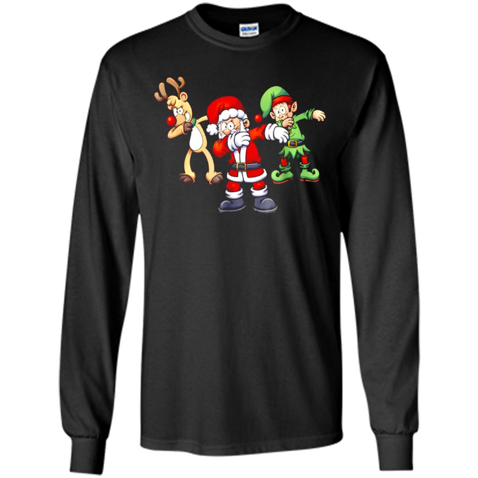 Dabbing Santa - Long Sleeve T-Shirt