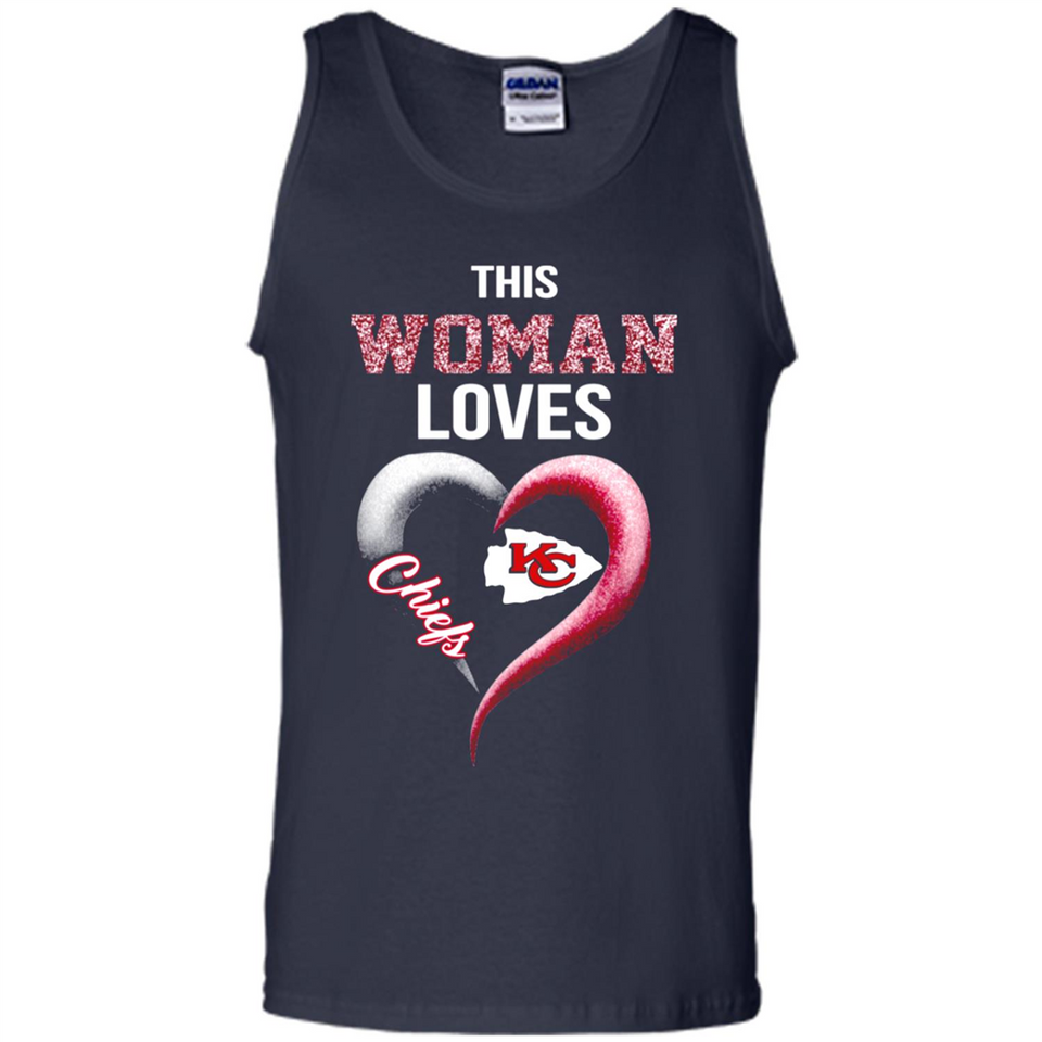 This Woman love Chiefs NFL football team - Tank Top