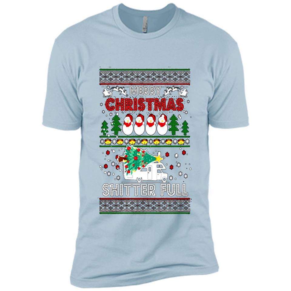 Merry Christmas Shitter Full Christmas Tree Snowman PING PONG