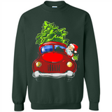 Vintage Santa red Truck Christmas Tree PINGPONG