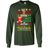 Let's Bake Stuff Drink Hot Cocoa Hallmark-Christmas Movies Sweatshirt PINGPONG