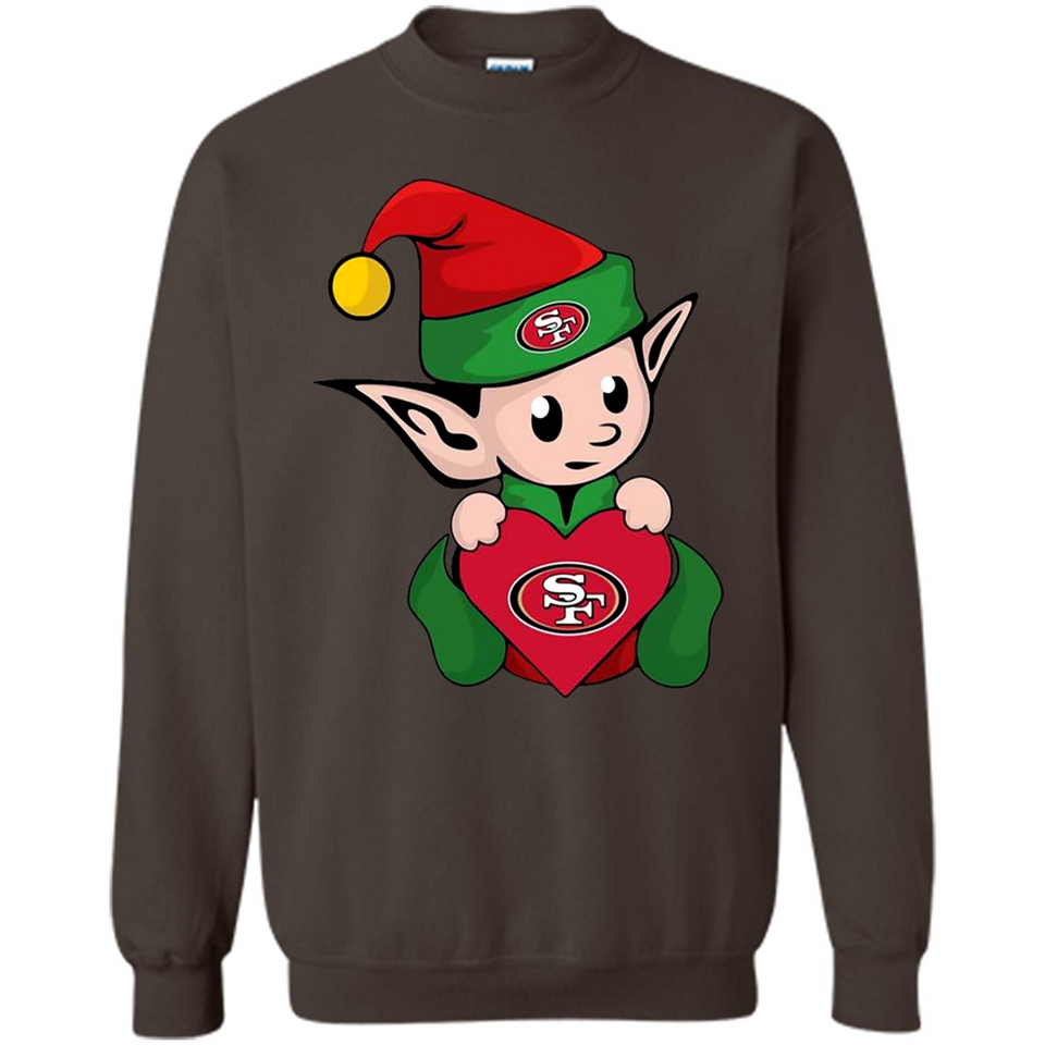 San Francisco 49ers ELF Elves Grinch Santa Claus