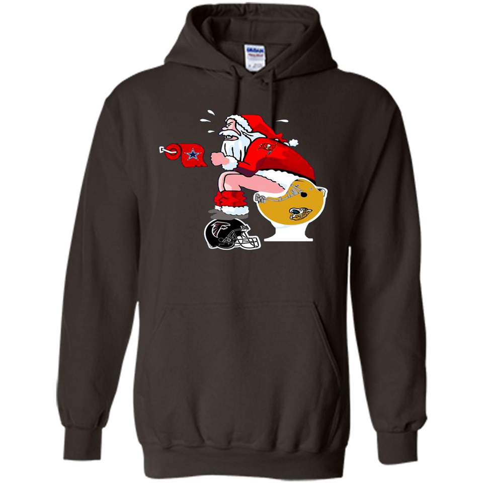 Tampa Bay Buccaneers Santa Claus Toilet