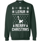 Vintage Tee For Women Men Graphic Shirts Lemur Ugly Christmas Sweater - Sweatshirt