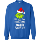 Mr Grinch hate hate hate double hate loathe entirely sweater PINGPONG