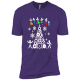 Funny Mechanics Ugly Christmas 2018 - Premium Short Sleeve T-Shirt