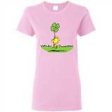 Snoopy Woodstock Shamrock - Ladies Short-Sleeve