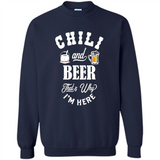 Chili Cookoff Funny T-shirt Chili And Beer - Sweatshirt