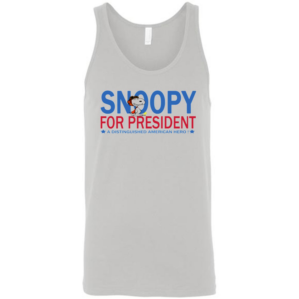 Snoopy for President - Canvas Unisex Tank