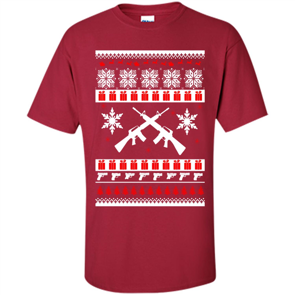 Rifle I Want Rifle Guns For Christmas ugly - Shirt