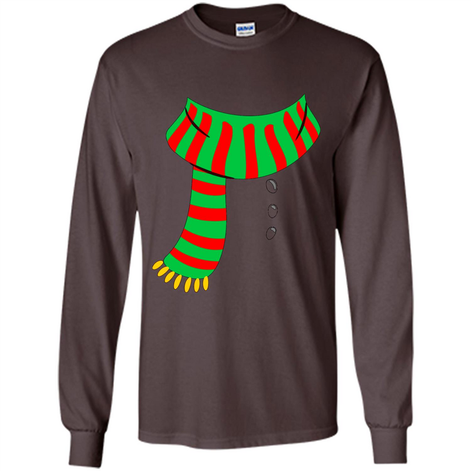 Snowman Scarf Costume T-shirt Christmas