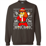 Dabbing Poodle Santa Christmas Holiday Sweatshirt - Sweatshirt