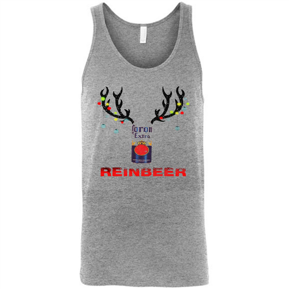 Corona Extra reinbeer Christmas - Canvas Unisex Tank