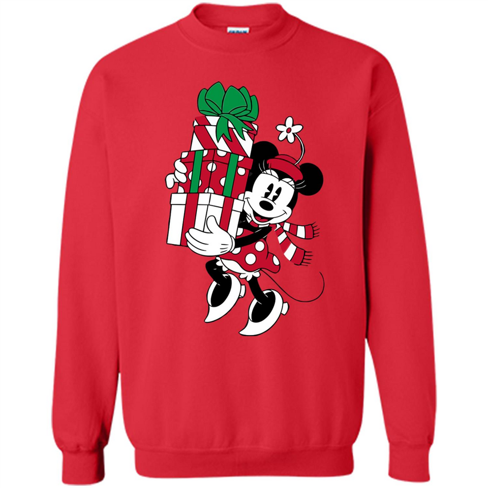Disney Minnie Mouse Christmas Gift Sweatshirt - Sweatshirt