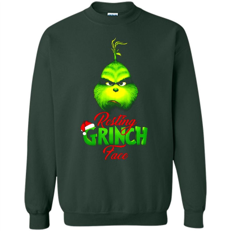 Resting Grinch Face Shirt PINGPONG - Sweatshirt