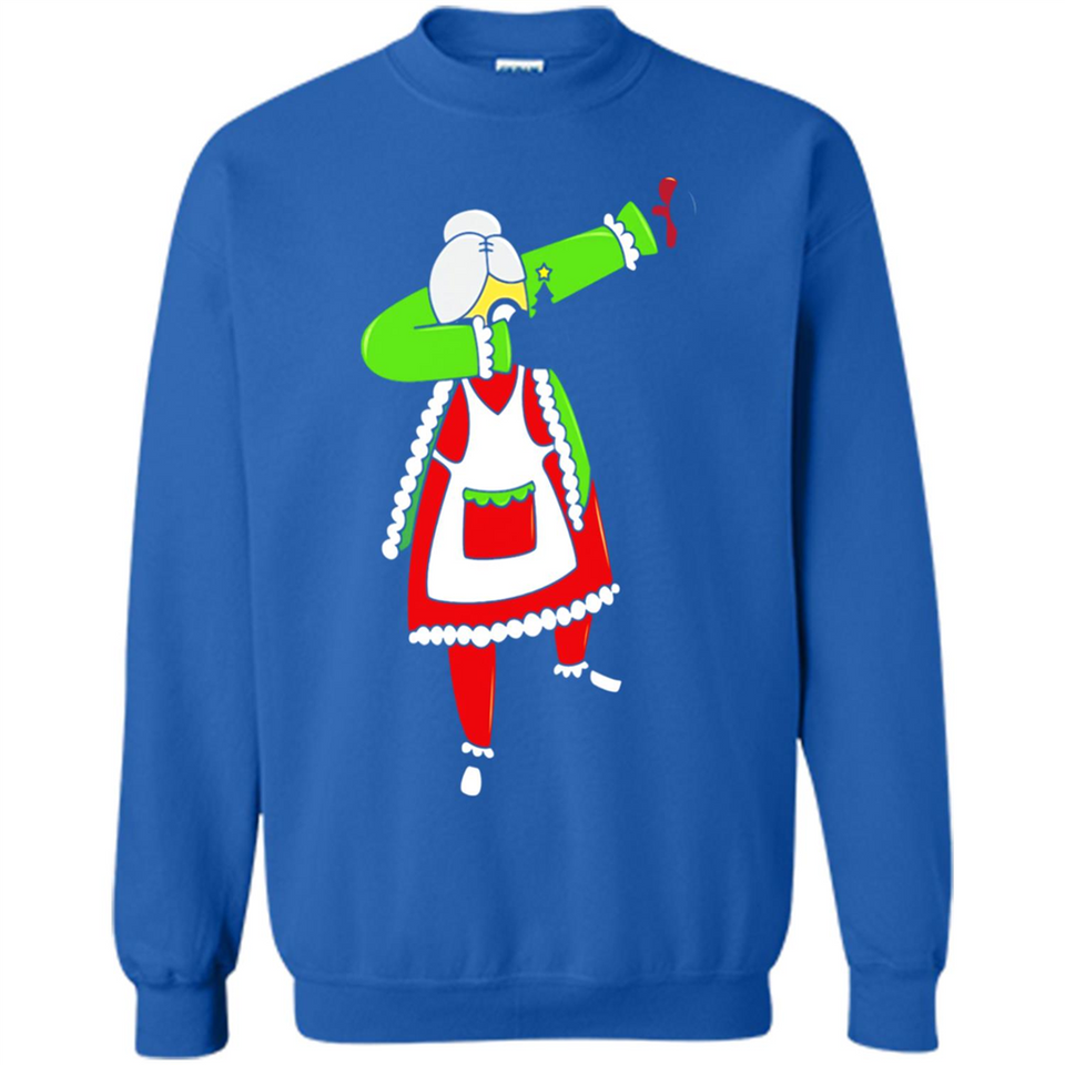 Funny Dabbing Mrs. Santa Claus Christmas Dab - Sweatshirt