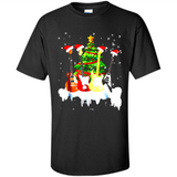 Santa Hat Electric Guitar Classical Guitar Christmas shirt Ladies' Boyfriend