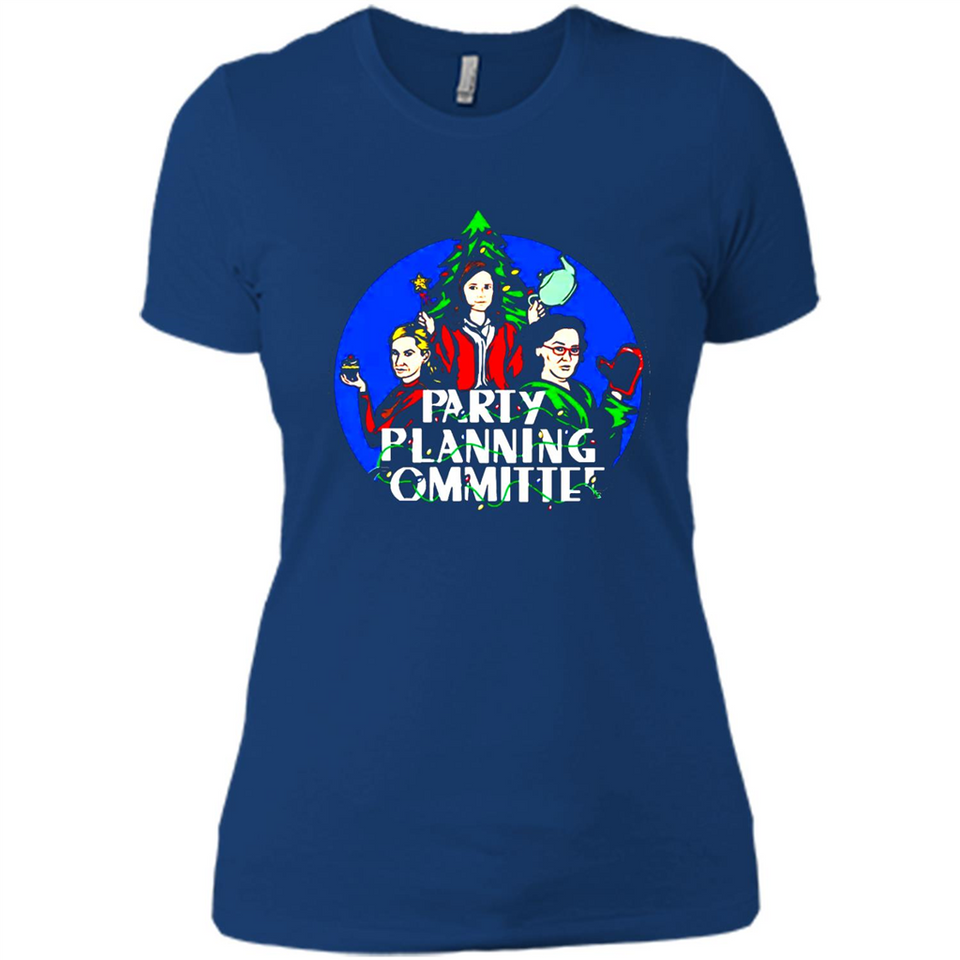 Christmas Party Planning Committee Sweatshirt - Ladies' Boyfriend T-Shirt