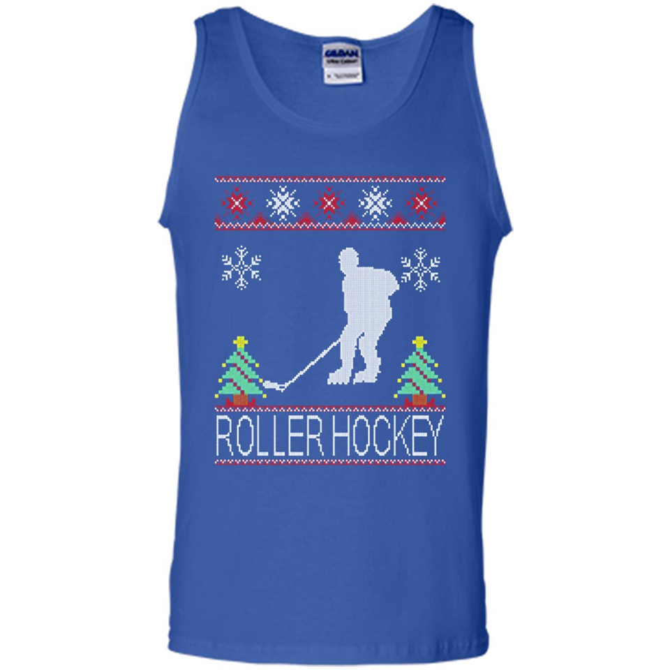 roller hockey Christmas ugly