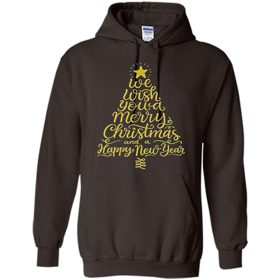 Christmas Tree T-Shirt Funny Mery Christmas Gift Idea - Hoodie
