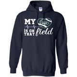 New York Jets Football My Heart is on that Field - Hoodie