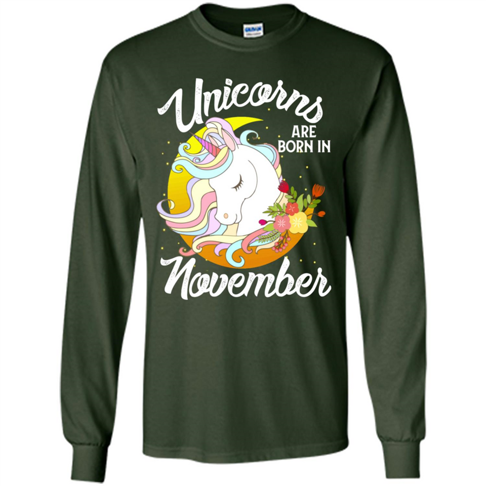 Unicorns Are Born In November Magical Rainbow