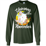Unicorns Are Born In November Magical Rainbow