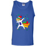 Christmas Dabbing Unicorn - Tank Top